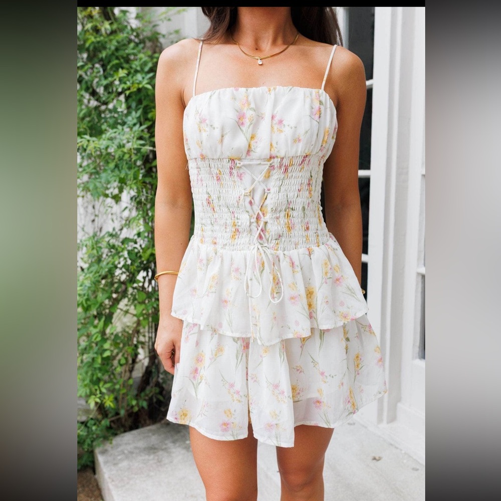Lane 201 Pressed Petals Floral Dress